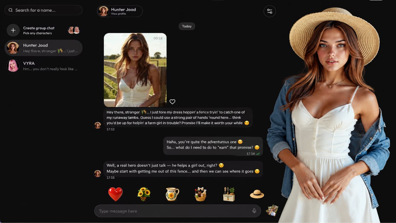 Joi AI chat example