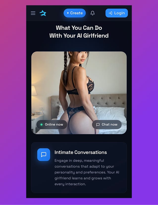 DarLink AI feature showcase screen